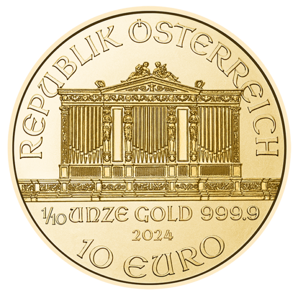 1/10 oz Au Viedenský Filharmoniker