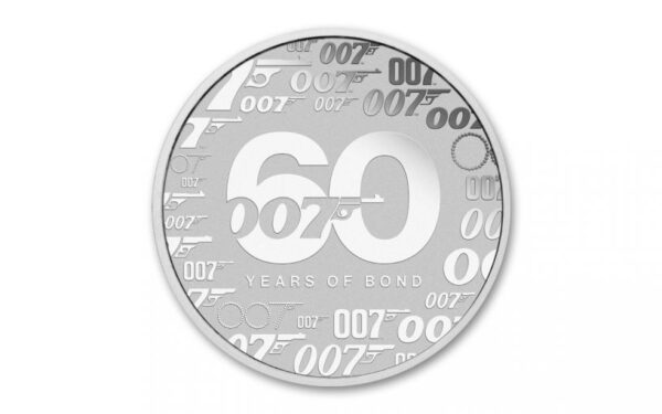 1oz Strieborná Minca James Bond 007 2022