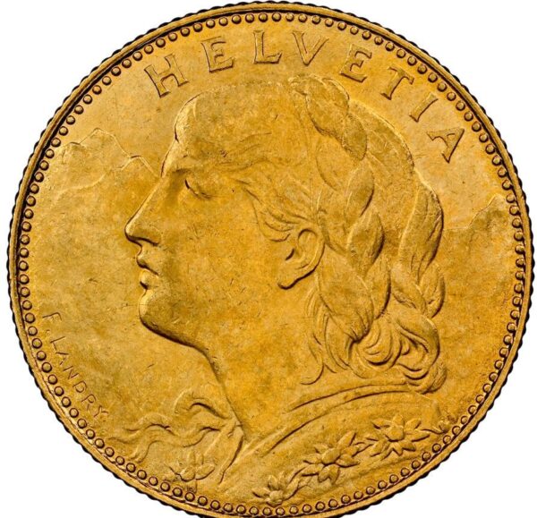 10 Frank 1911 Švajčiarsko
