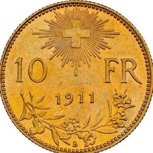 10 Frank 1911 Švajčiarsko