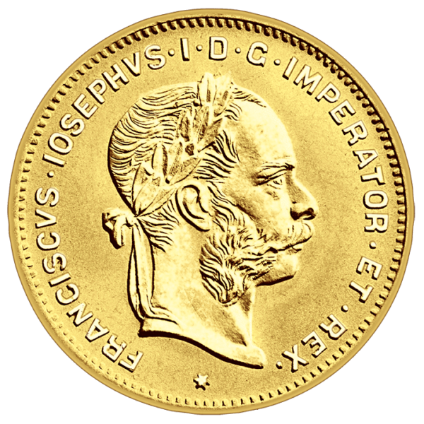 4 Zlatník / 10 Frank 1892 Novoražba