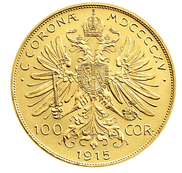 100 Koruna 1915 Novoražba