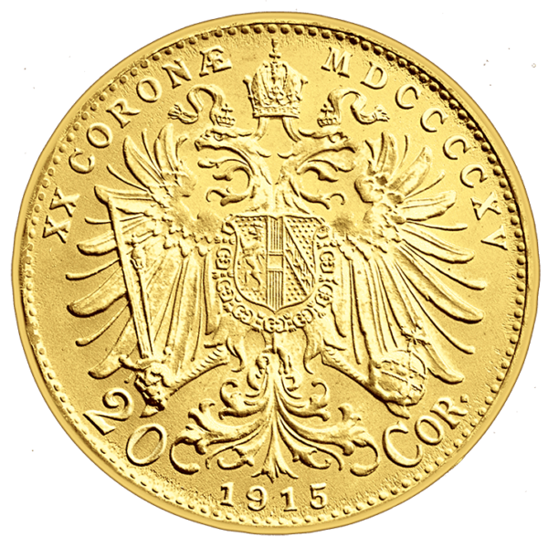 20 Koruna 1915 Novoražba