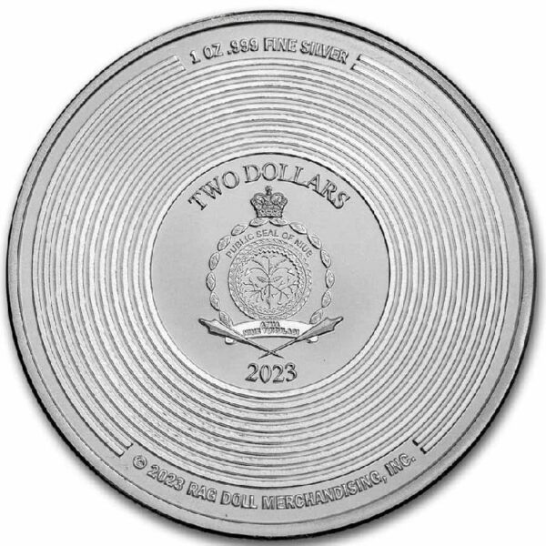 1oz Strieborná Minca Aerosmith 50. výročie kapely 2023