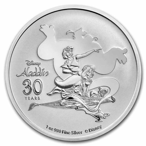 1oz Strieborná Minca Aladin 2022