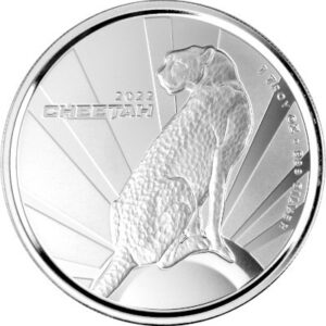 1oz Strieborná Minca Gepard Kamerun 2022