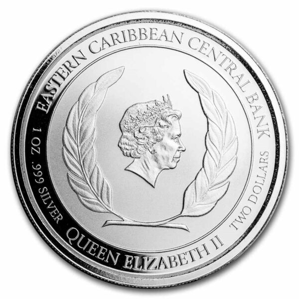 1oz Strieborná Minca Dominika Papagáj 2021