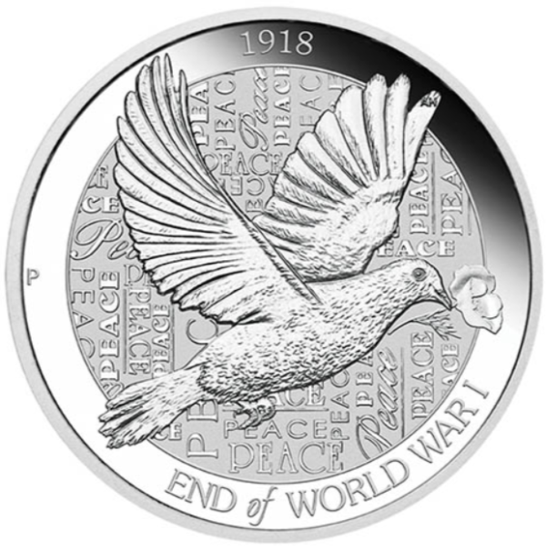2oz Strieborná Minca 100. výročie Konca Prvej Svetovej Vojny 2018