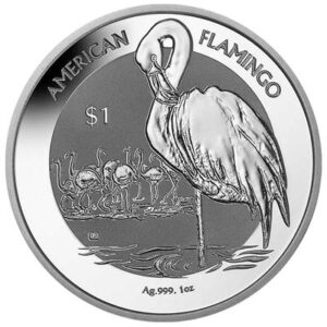 1oz Strieborná Minca Plameniak 2021