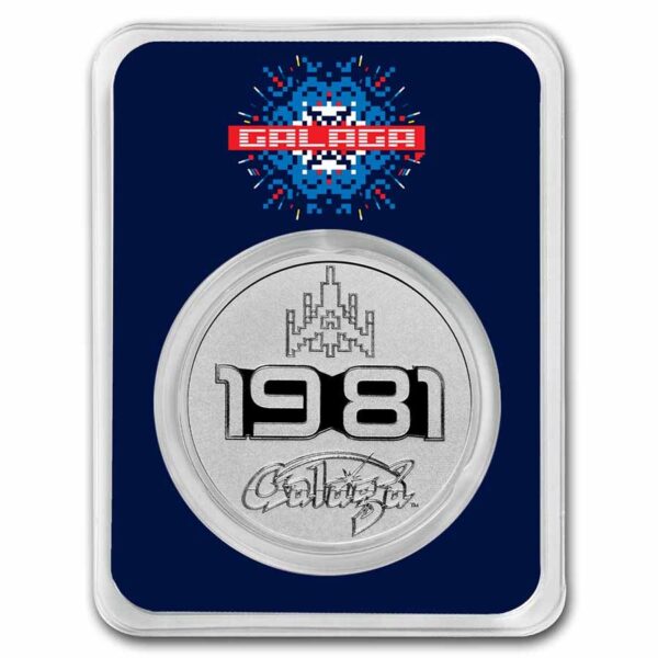 1oz Strieborná Minca Galaga 2021