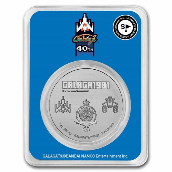 1oz Strieborná Minca Galaga 2021