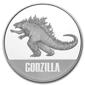 1oz Strieborná Minca Godzilla 2021
