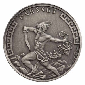 1oz Strieborná Minca Perseus 2024 patinovaná