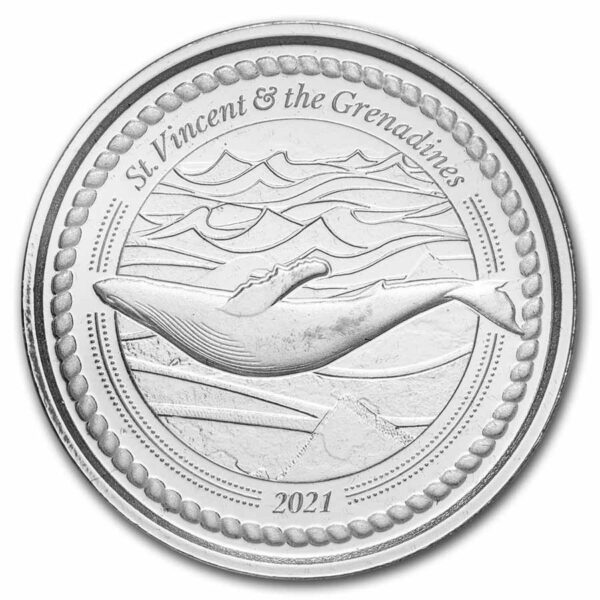 1oz Strieborná Minca Vráskavec Svätý Vincent a Grenadíny 2021
