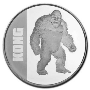 1oz Strieborná Minca Kong 2021