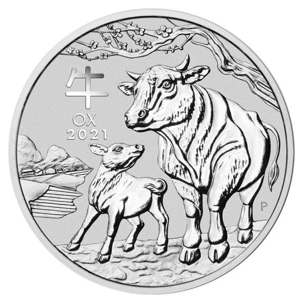 1oz Strieborná Minca Lunárny Rok Vola 2021