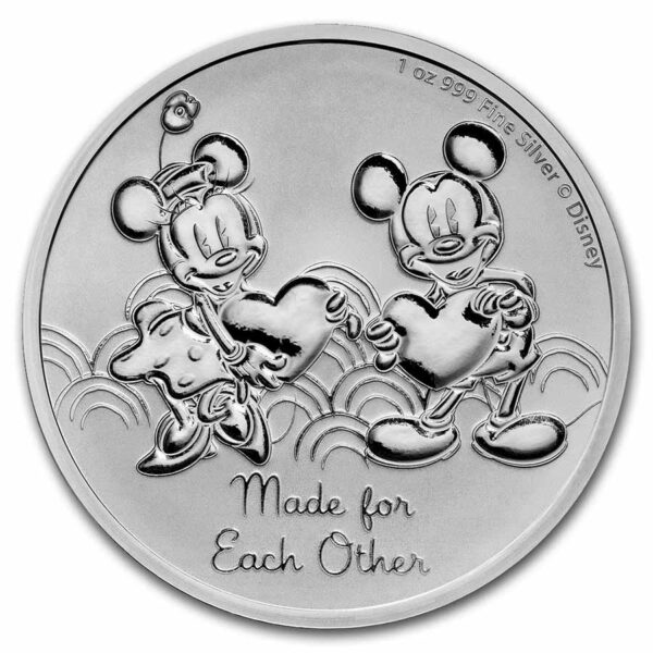 1oz Strieborná Minca Mickey a Minnie Mouse 2023