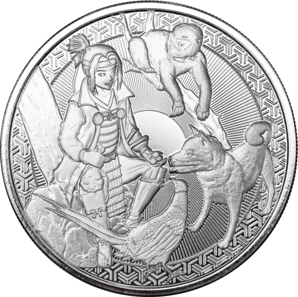 1oz Strieborná Minca Momotaro Samoa 2023
