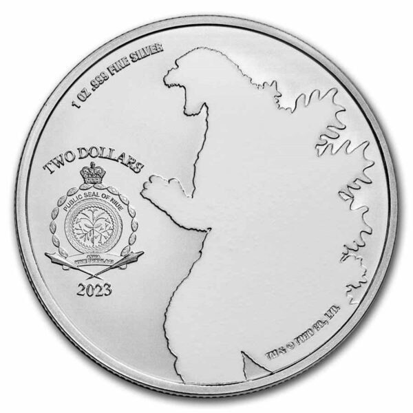 1oz Strieborná Minca Mothra 2023