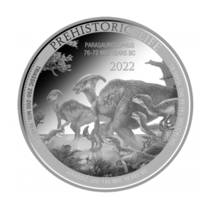 1oz Strieborná Minca Parasaurolophus 2022