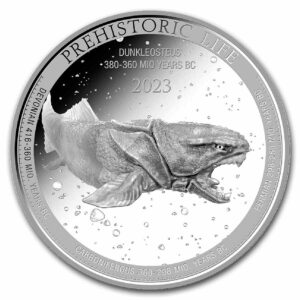 1oz Strieborná Minca Dunkleosteus 2023