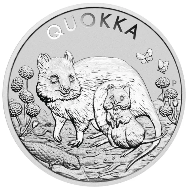 1oz Strieborná Minca Quokka Austrália 2021