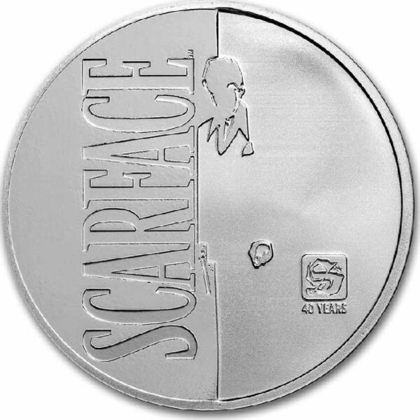 1oz Strieborná Minca Zjazvená Tvár 2023