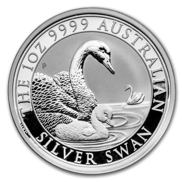 1oz Strieborná Minca Strieborná Labuť 2019