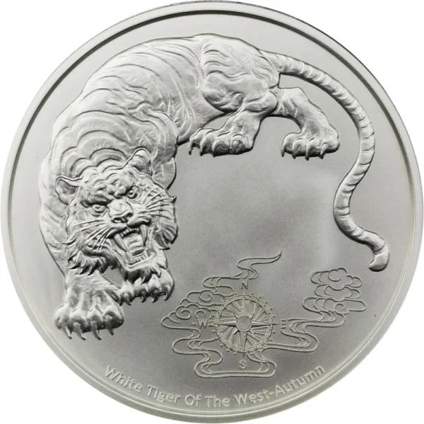 1oz Strieborná Minca Tiger Samoa 2023