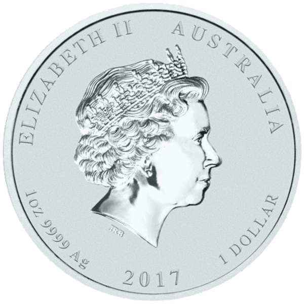 1oz Strieborná Minca Rok Kohúta 2017