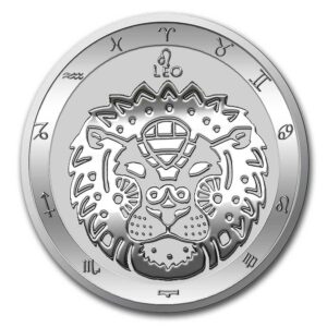 1oz Strieborná Minca Znamenia 2022: Lev 23.7. - 23.8.