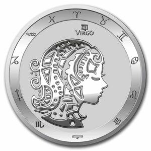1oz Strieborná Minca Znamenia 2022: Panna 24.8. - 23.9.