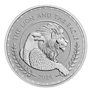 1oz Strieborná Minca Lev a Orol 2024