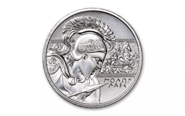 1oz Strieborná Minca Molón Labe! typ I